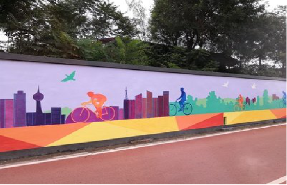  禹州墙体彩绘-围墙