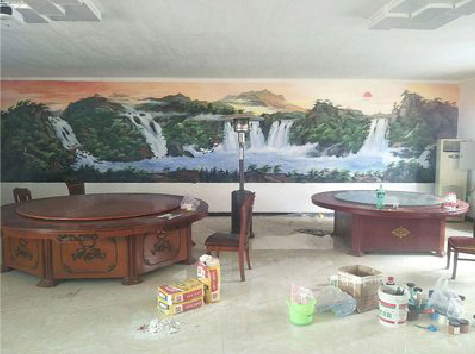  禹州墙绘-写实风景