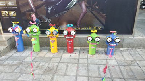  禹州商业区彩绘